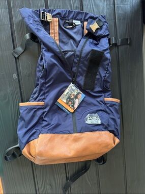 NWT K9 Sport Sack Blue & Brown Dog Carrier Backpack large